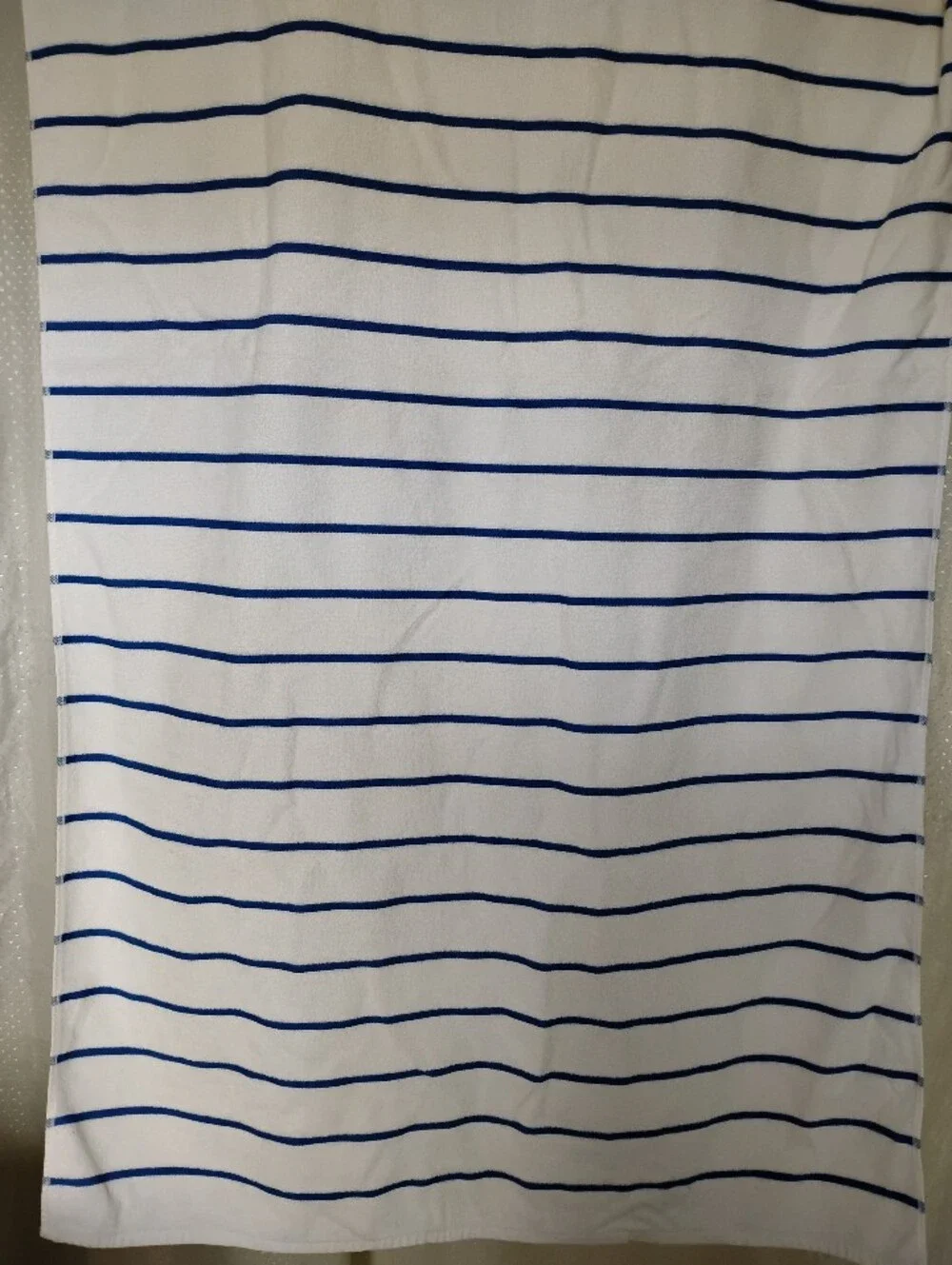 Beach towels  White With Blue Stripes, White New WOut Tags $13